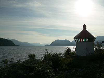 Leuchtturm am Nordfjord